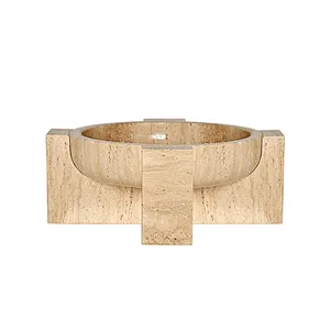 Vintage travertine stone troy